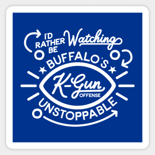 Buffalo K-Gun Offense Sticker